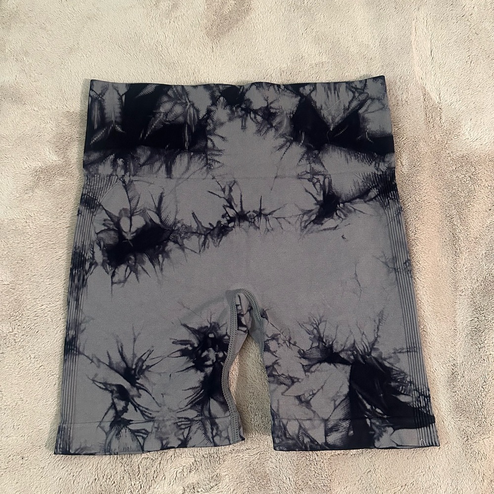 SHEIN Black and Gray Athletic Shorts